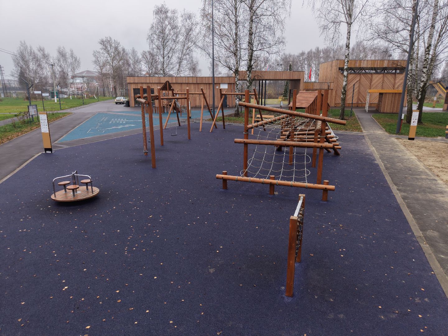 видео с коптера, парк меленки, благоустройство павлово-посадский,