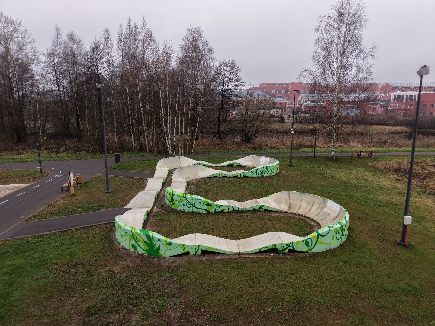 видео с коптера, парк меленки, благоустройство павлово-посадский,