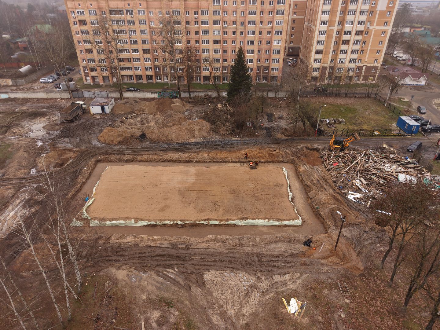 видео с коптера, стадион Филимоновский,стадион Филимоновский в Павловском Посаде,