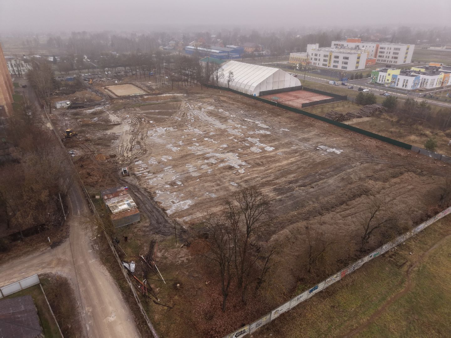 видео с коптера, стадион Филимоновский,стадион Филимоновский в Павловском Посаде,