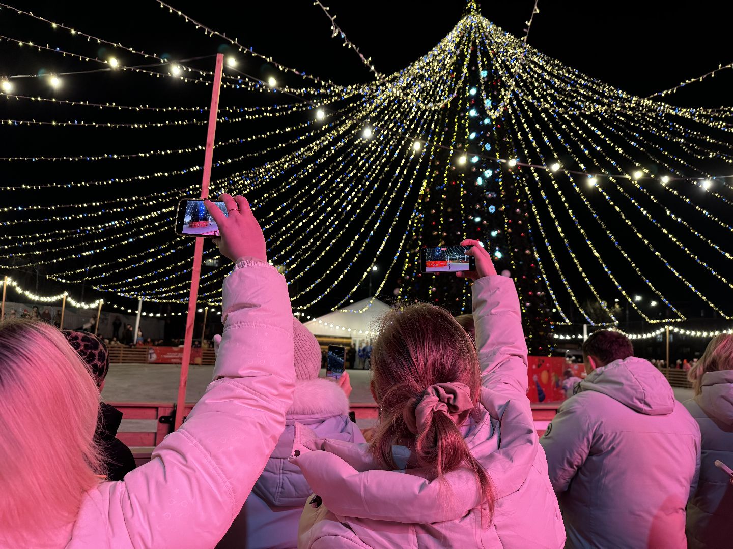 зима в подмосковье, ледовое шоу, фигуристы , ленинский городской округ, открытие катка,