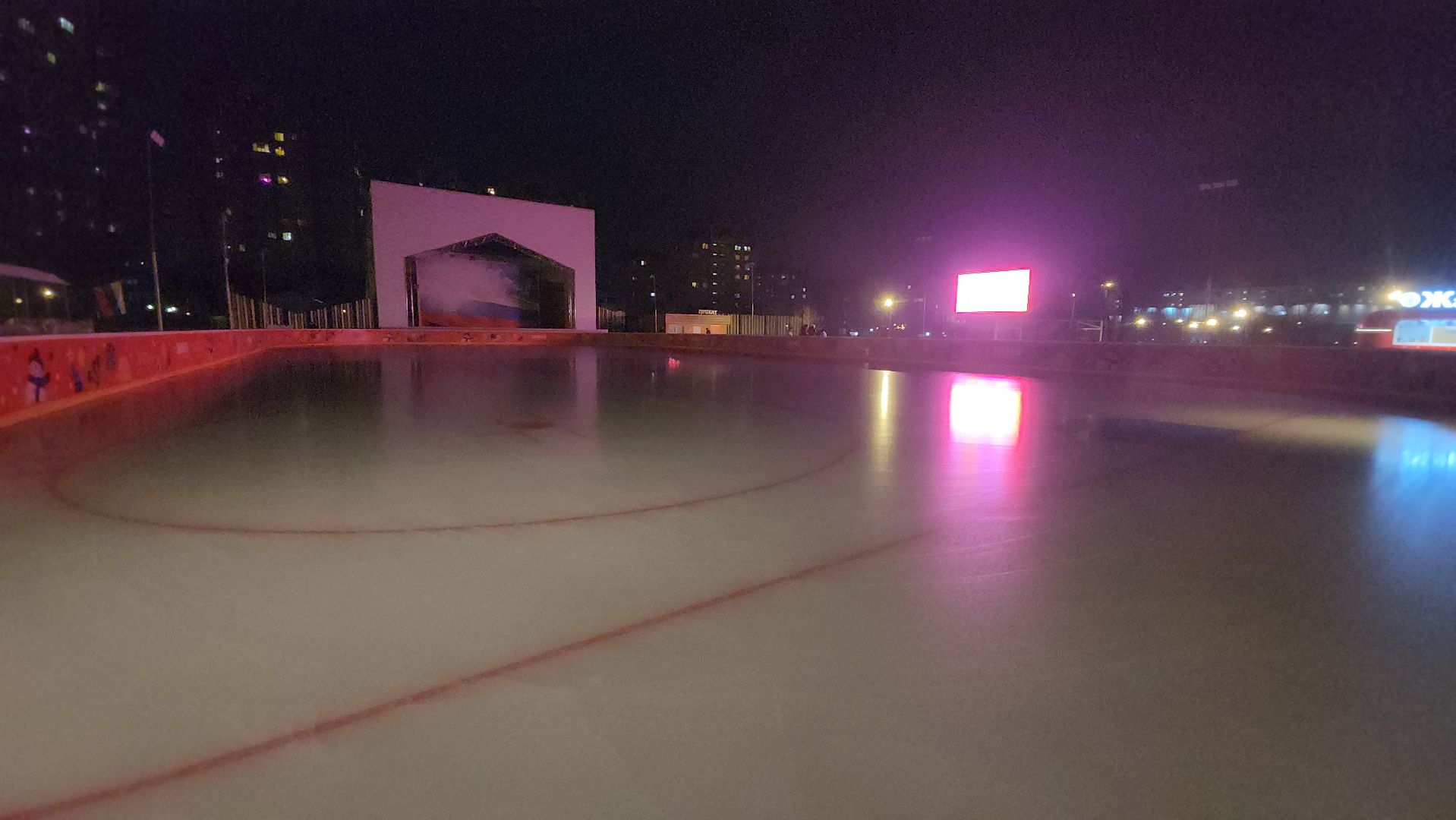 долгопрудный,  центральный парк, каток, новогодняя инсталляция,прокат коньков,