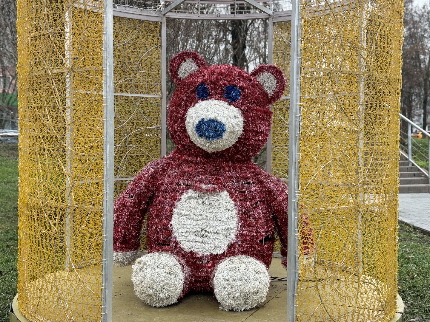 ленинский городской округ, зима в подмосковье, украсили город, новый год,