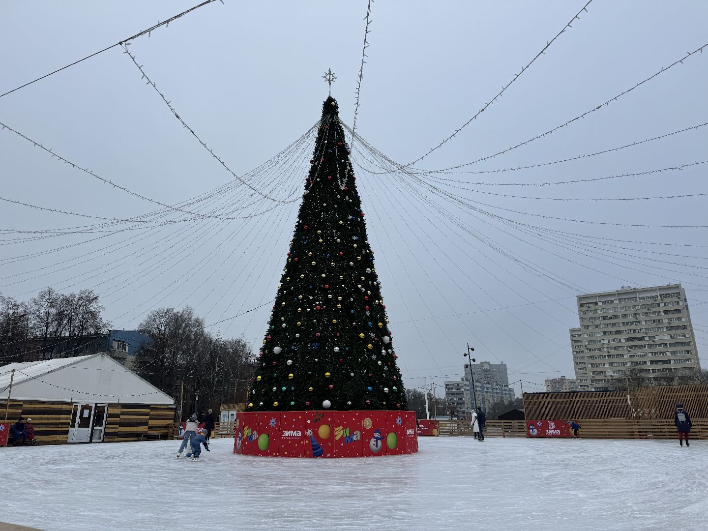 ленинский городской округ, зима в подмосковье, украсили город, новый год,