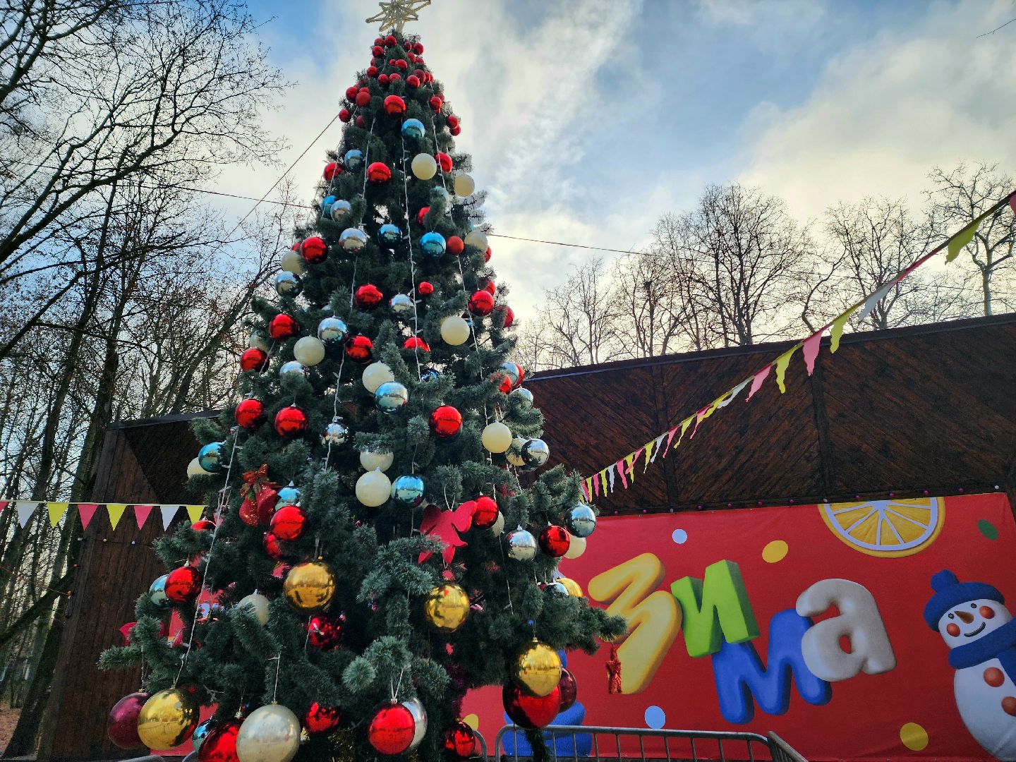 солнечногорск, зима, новый год, праздник ,