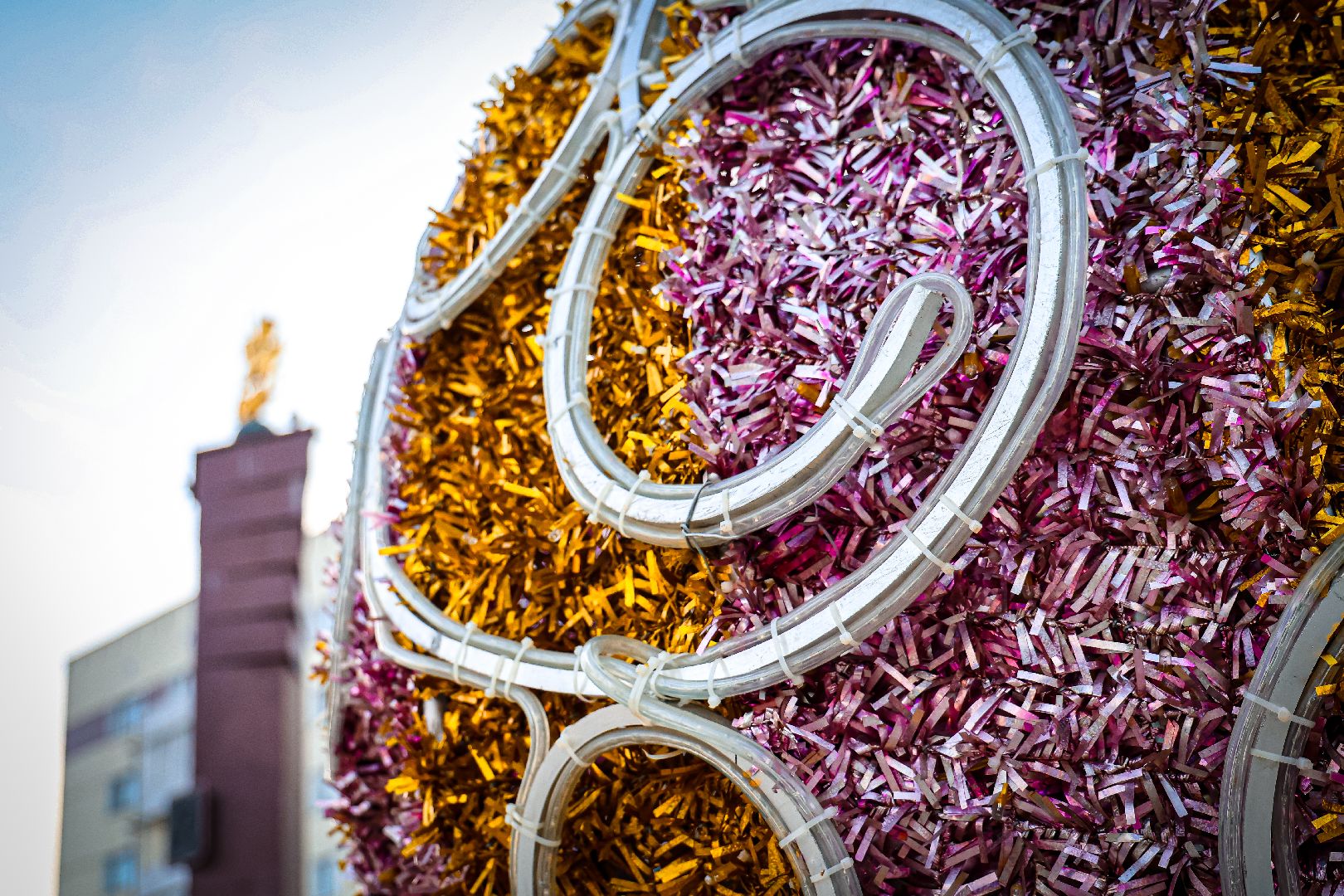 клин, общество, зима в подмомсковье, благоустройство, украшение города к новому году,