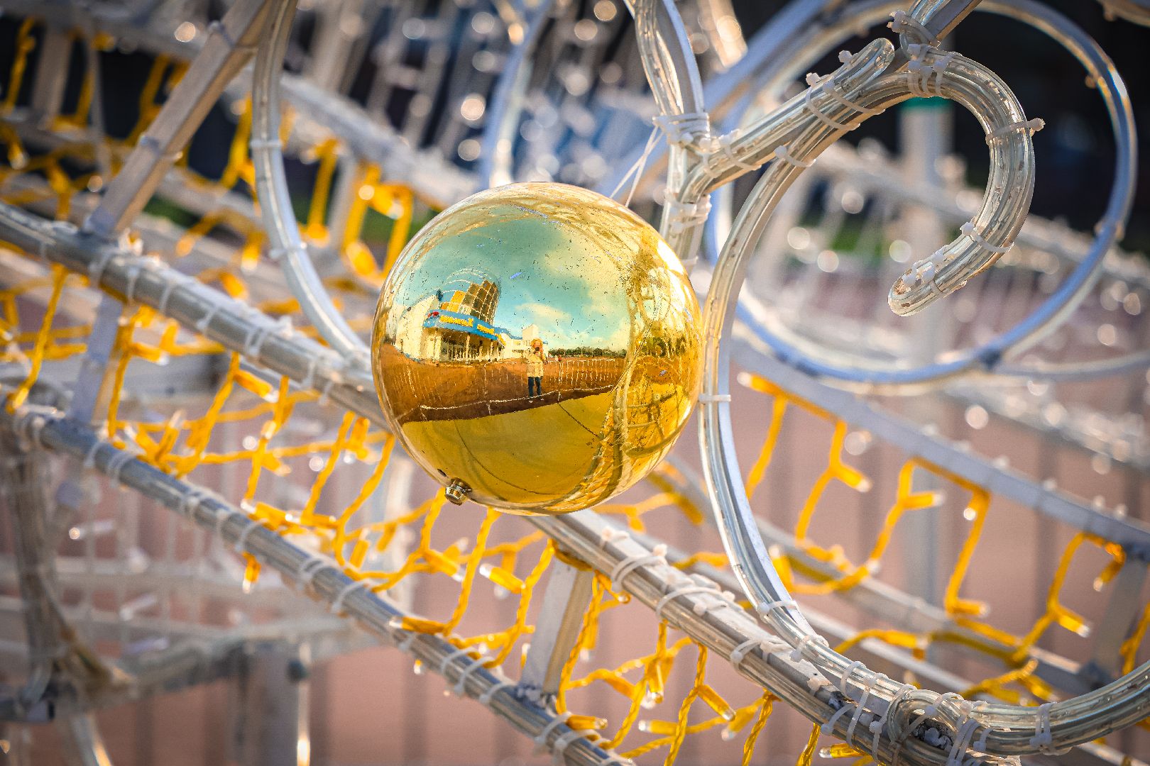 клин, общество, зима в подмомсковье, благоустройство, украшение города к новому году,