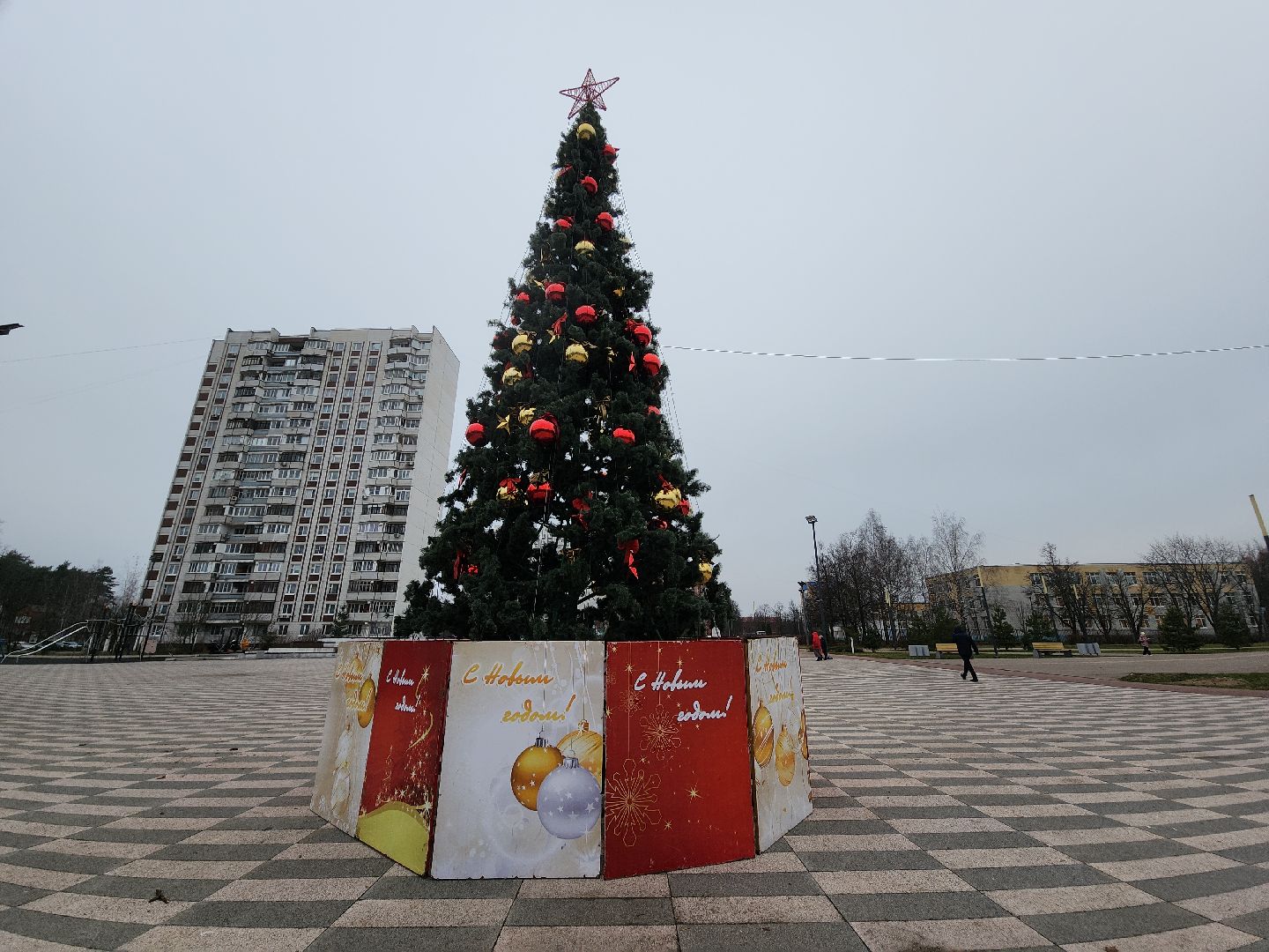 Черноголовка, Новый год, Новогодние елки,