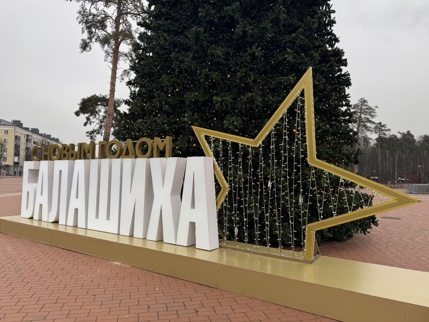 Балашиха готовится к новогодним праздникам 2025, балашиха парк пехорка,