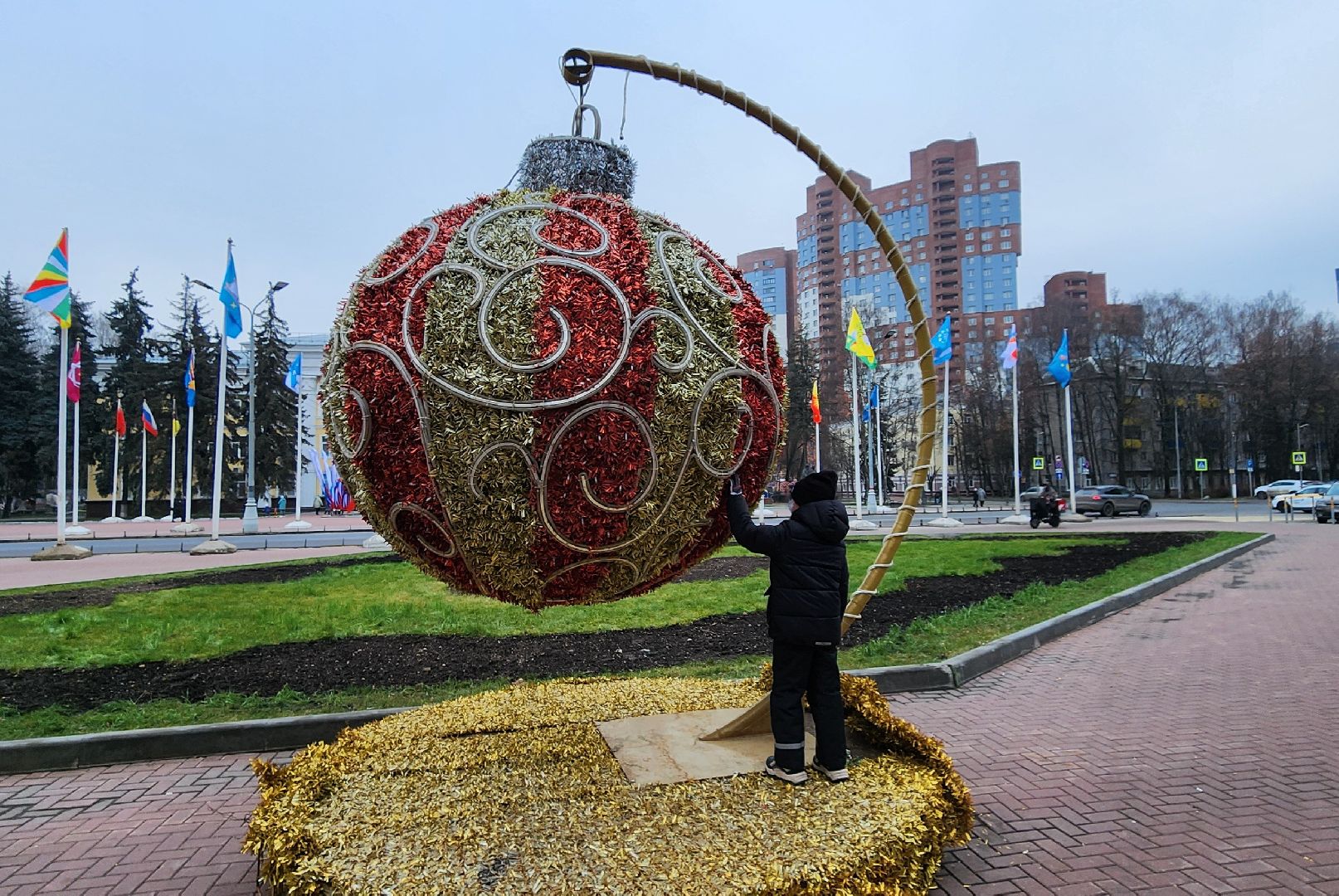 Химки, Зима в Подмосковье , Новый год, украшения города к новому году,