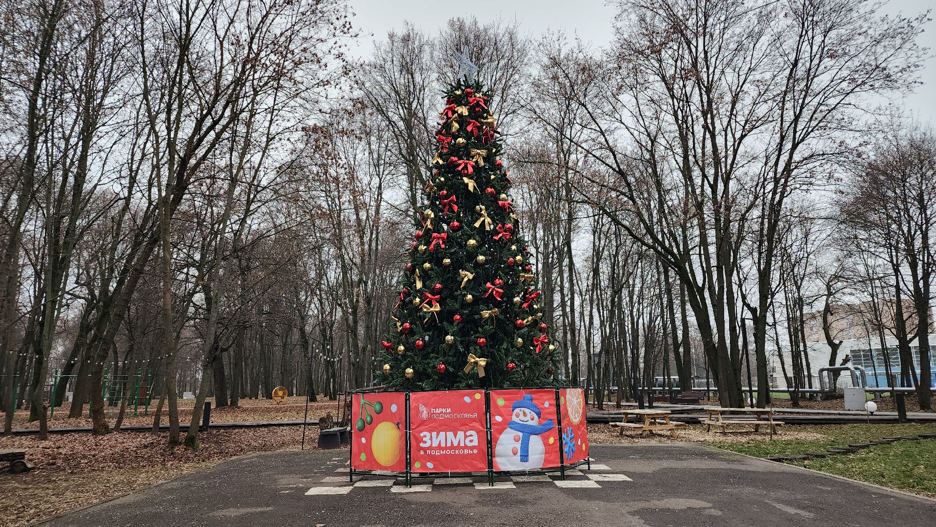 зима в подмомсковье, праздник, парки подмосковья, лосино-петровский,