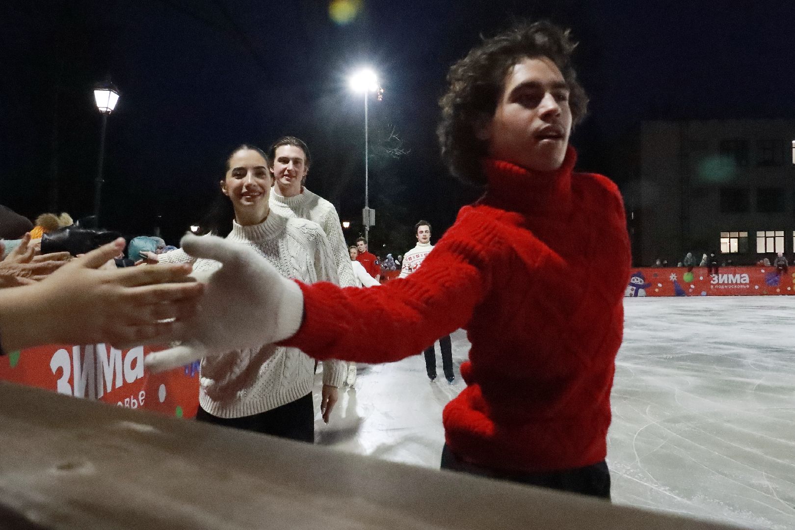 истра, каток, зима в подмосковье,