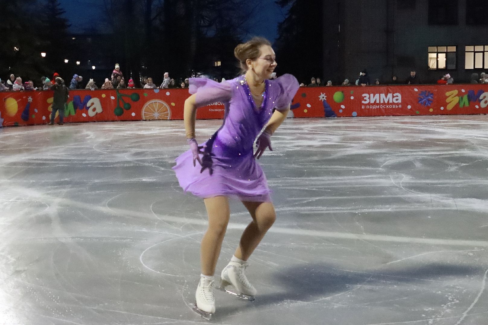 истра, каток, зима в подмосковье,