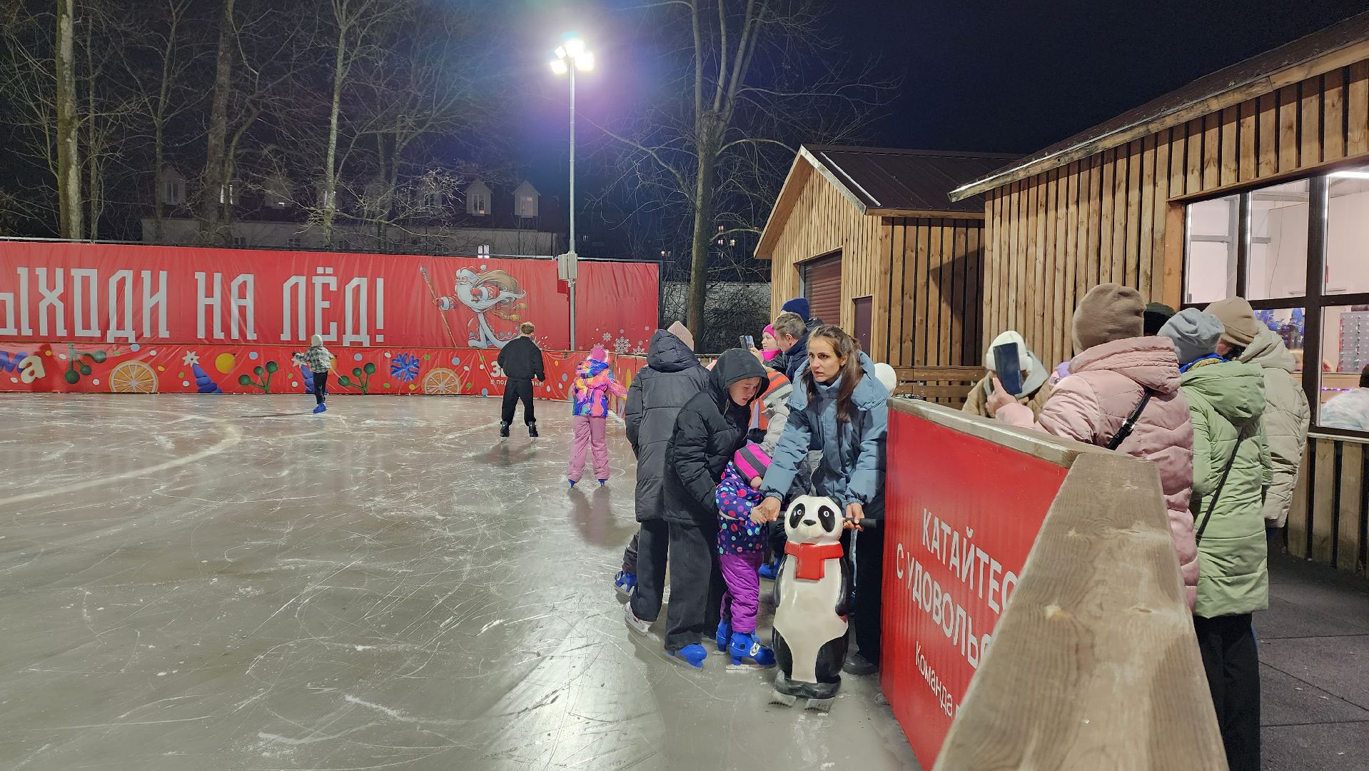 истра, каток, зима в подмосковье,