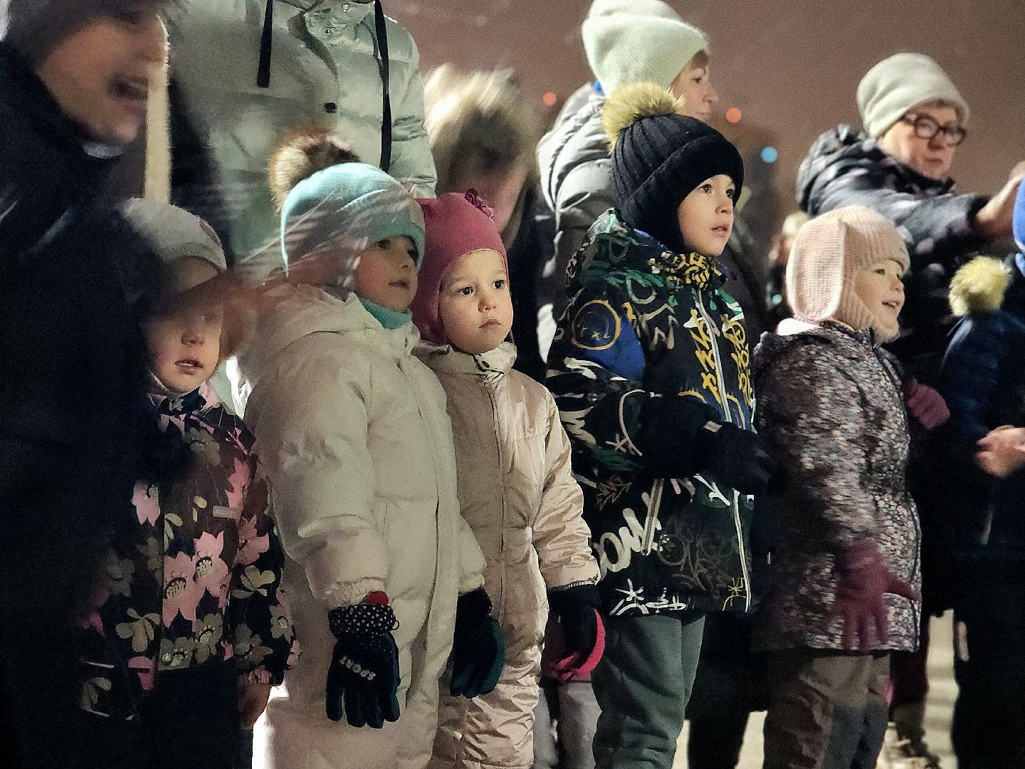 новый год, ёлка, открытие сезона, Парк, гуляние в парке,