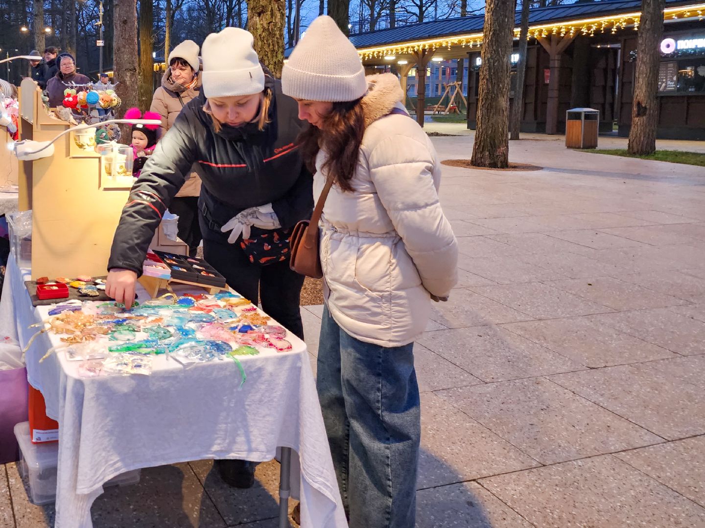 Подольск, Парк дубрава, Открытие зимнего сезона, Зажгли елку,
