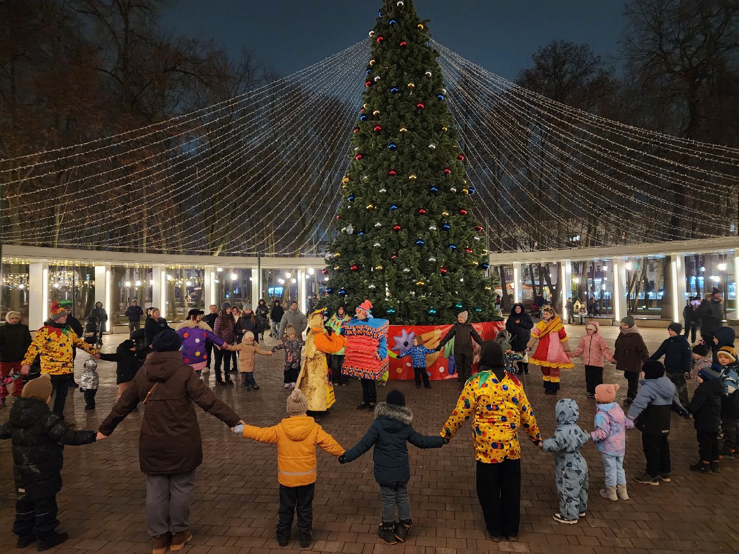 Подольск , Парк талалихина , Зима в  Подмосковье ,