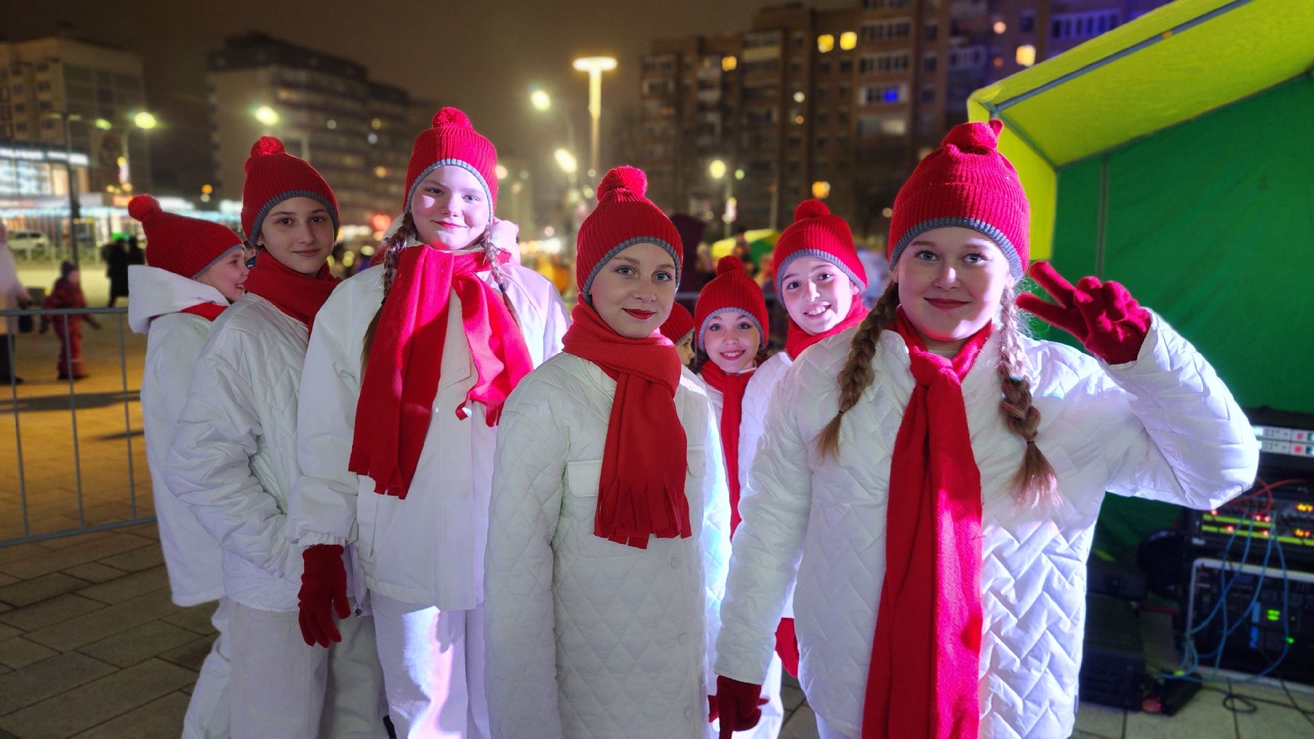 Руза, зажжение огней на елке, первый день зимы,