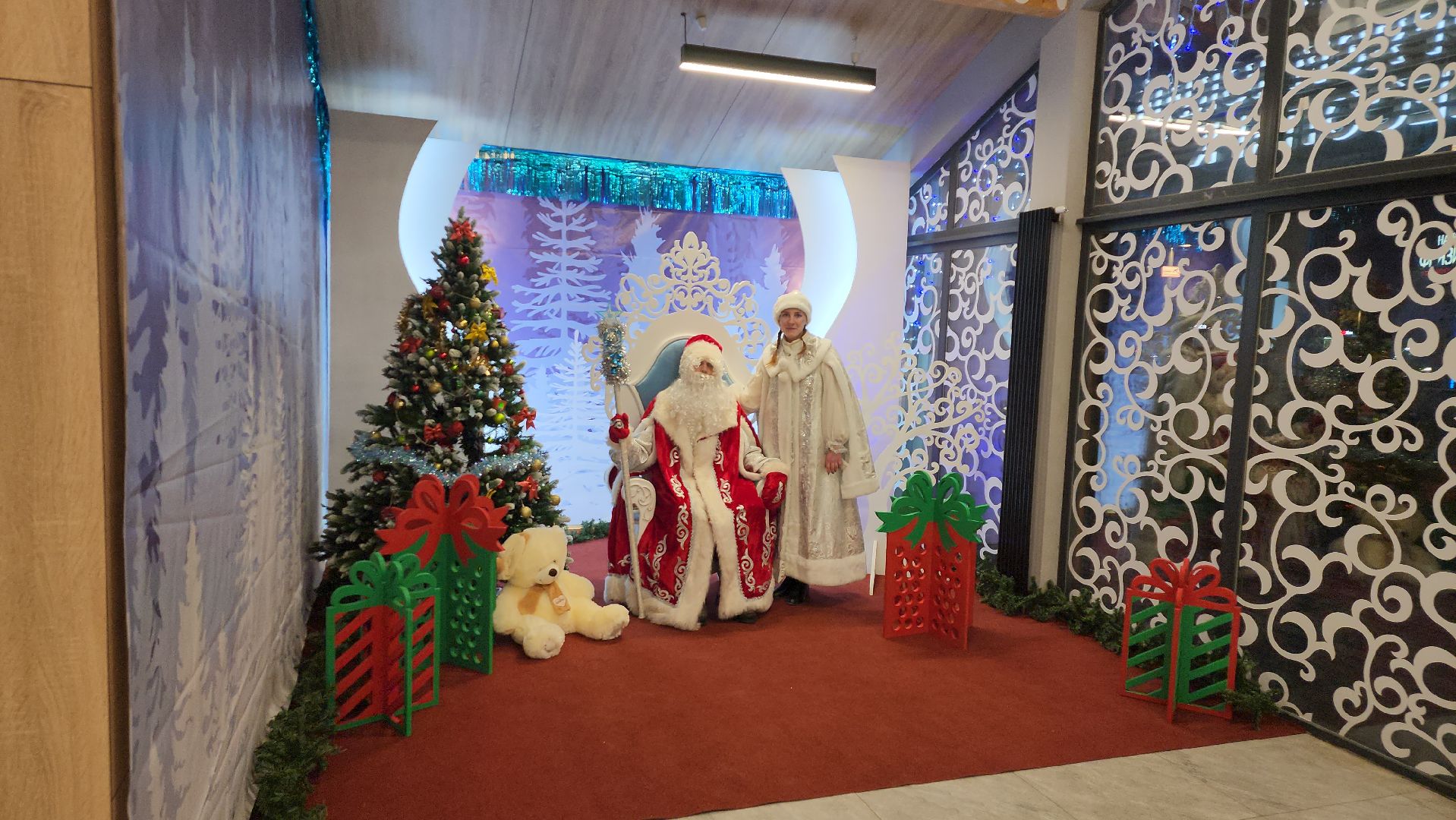 фрязино,  зима в подмосковье, резиденция деда мороза,