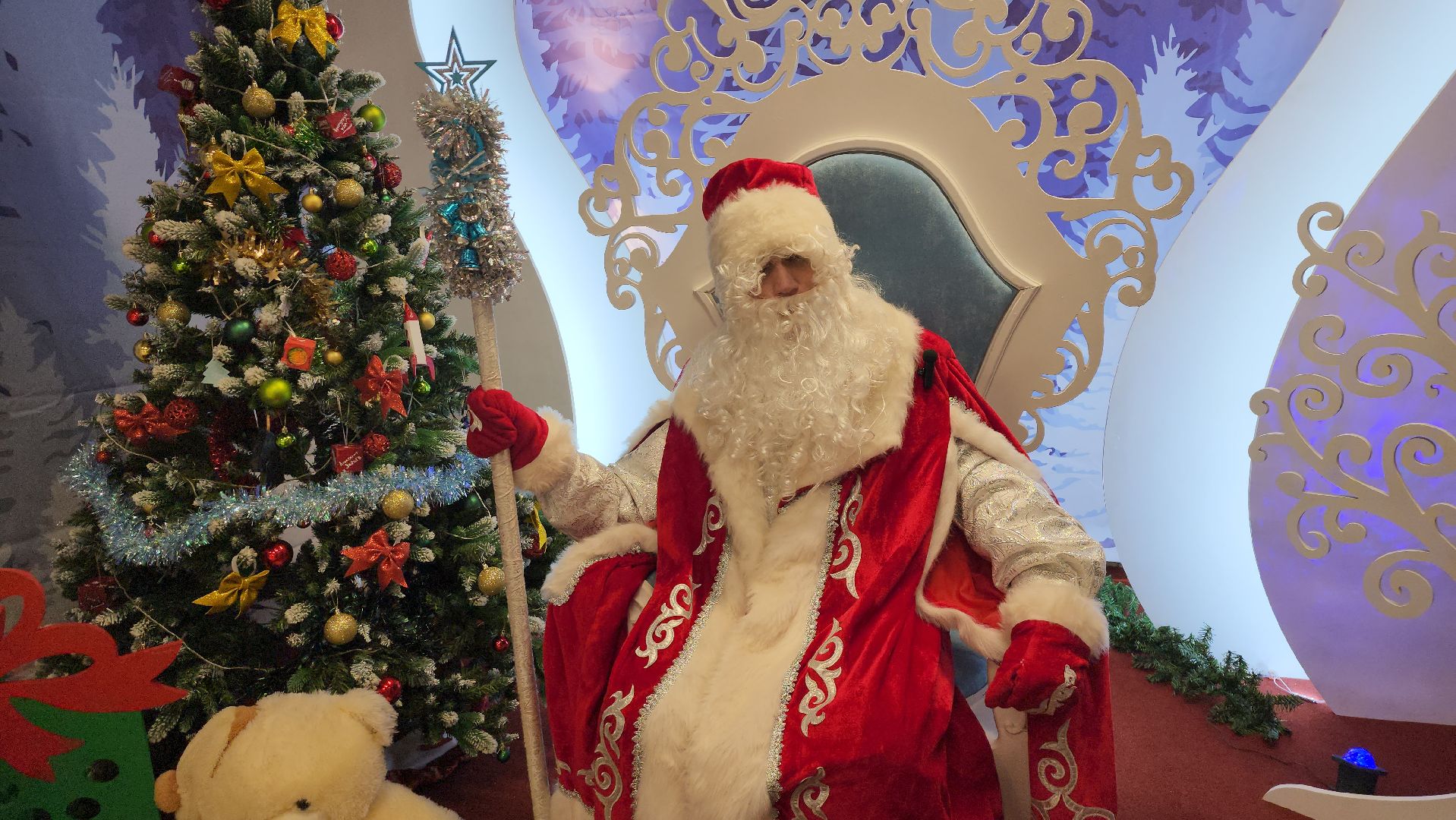 фрязино,  зима в подмосковье, резиденция деда мороза,