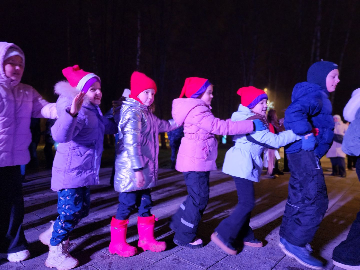 сергиево-посадский городской округ, краснозаводск, парк победы, зима в  подмосковье, зимний сезон в парке, ёлка,