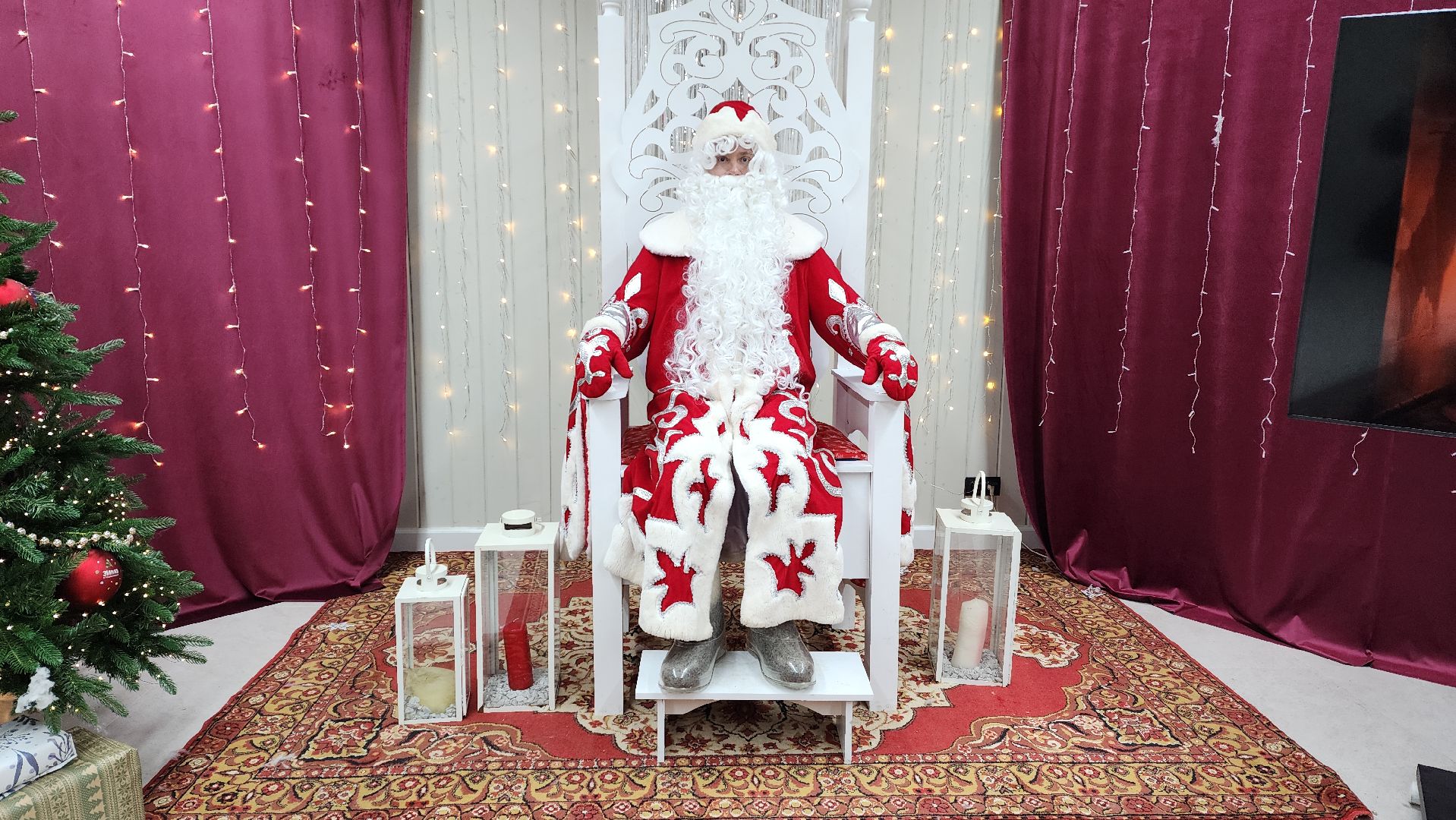 резиденция деда мороза, красногорск, зима в  подмосковье,