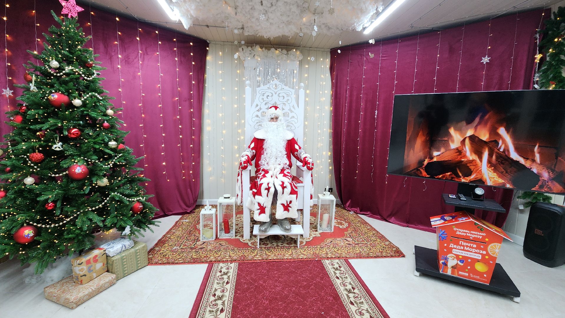 резиденция деда мороза, красногорск, зима в  подмосковье,