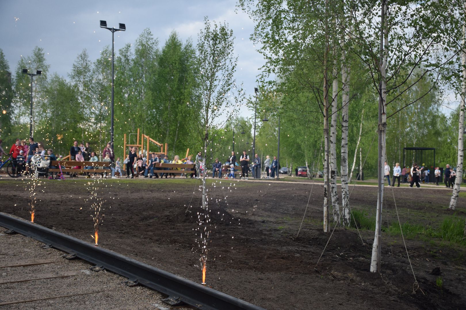 Электрогорск, городской округ Павловский Посад, благоустройство, набережная, сквер