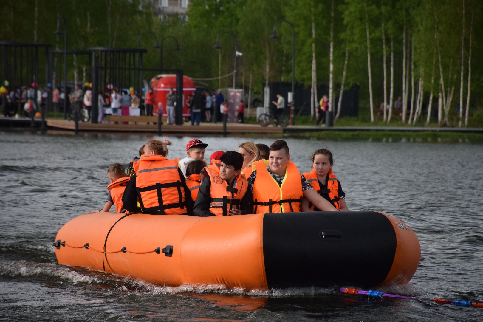 Электрогорск, городской округ Павловский Посад, благоустройство, набережная, сквер