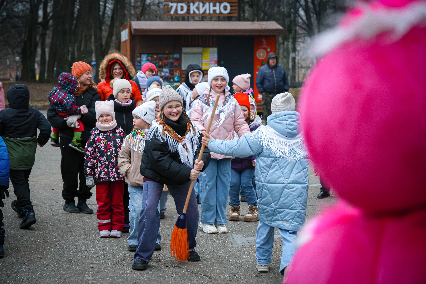 клин, общество, зима в  подмосковье, открытие резиденции деда мороза,