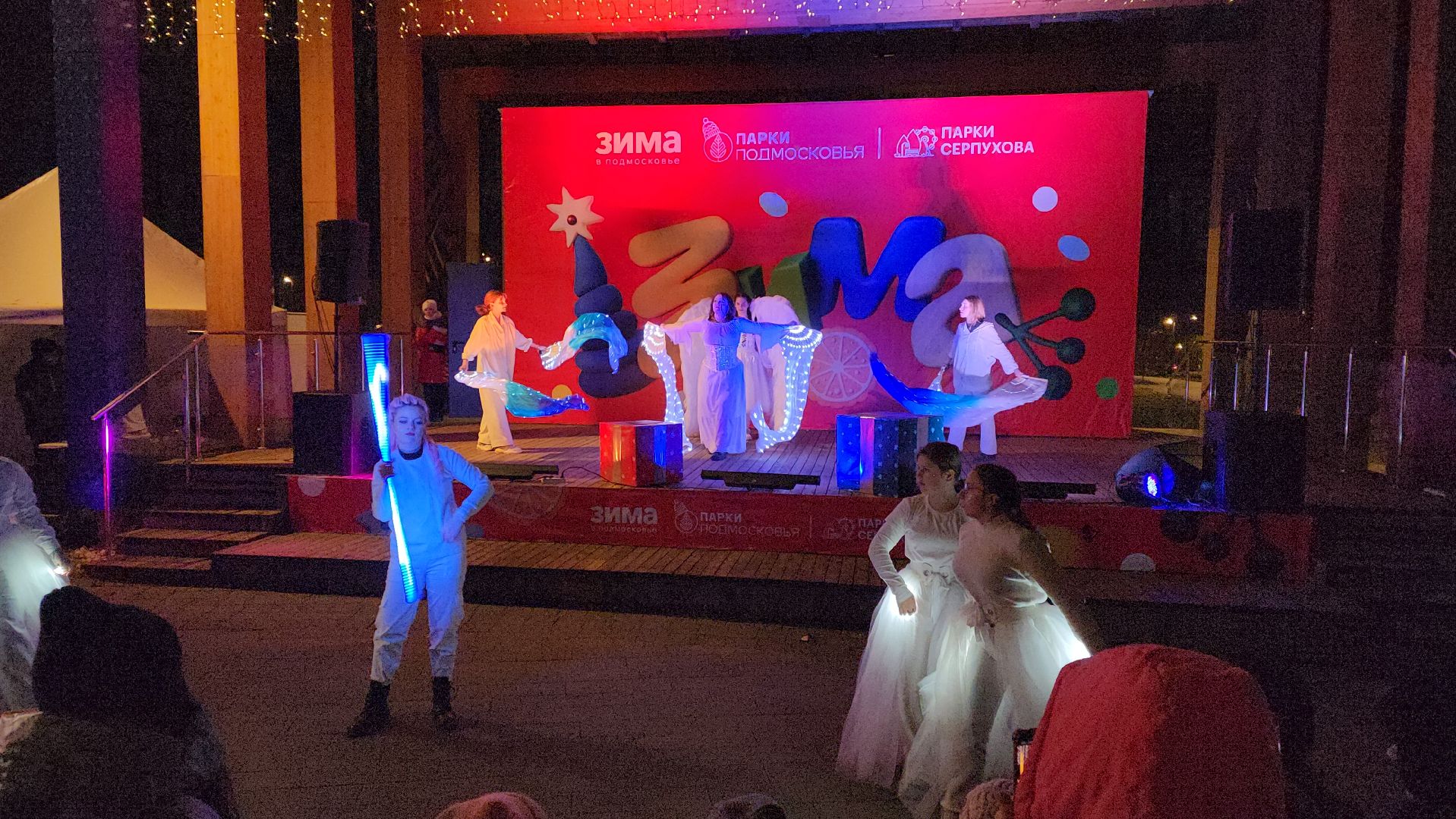 серпухов, парк имени олега степанова,  зима в подмосковье,