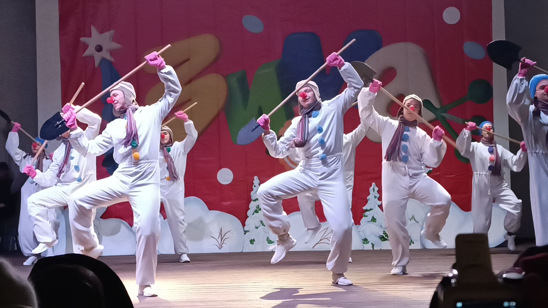 зима в  подмосковье, парк, лобня,