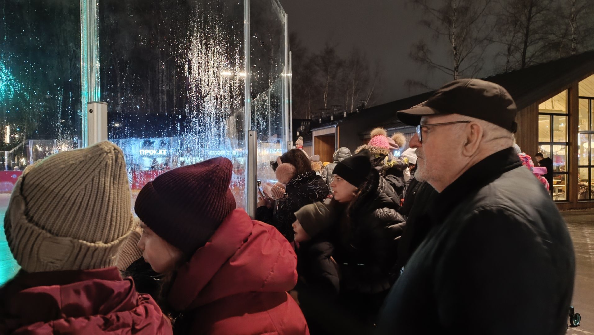 зима в  подмосковье, парк, лобня,