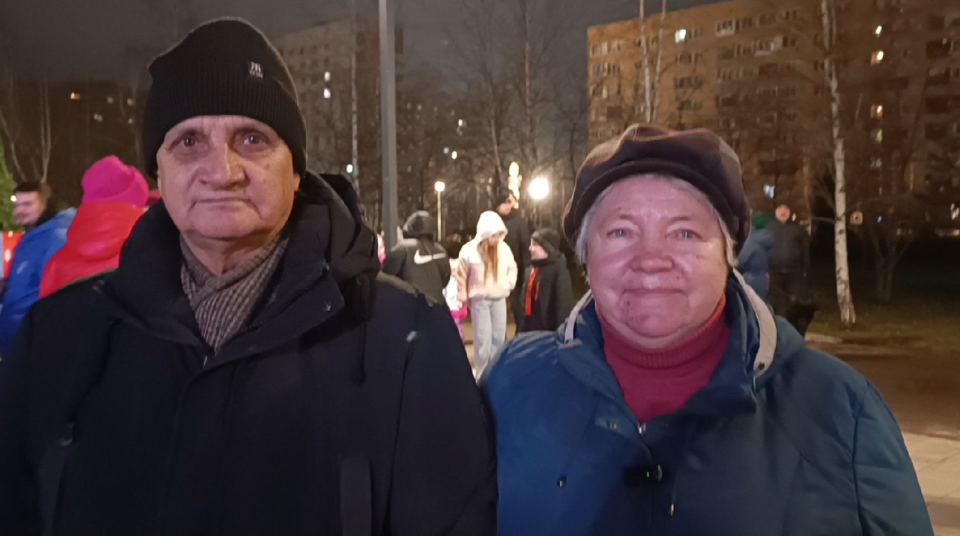 зима в  подмосковье, парк, лобня,