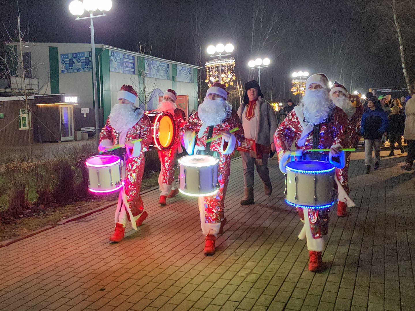 кашира, открытие зимнего сезона, праздник, зима, новый год , парк, дед мороз,