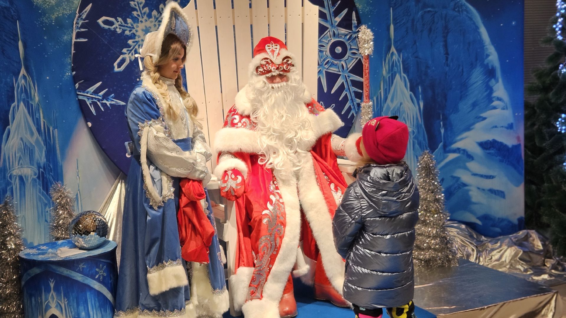 дед мороз, жуковский, парк,