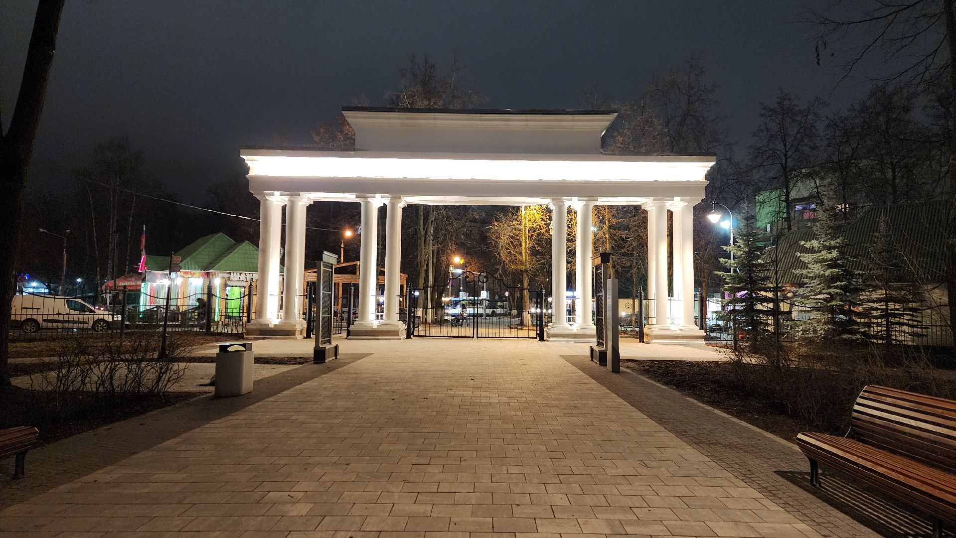 городской парк, красногорск, зажжение елки, дед мороз,