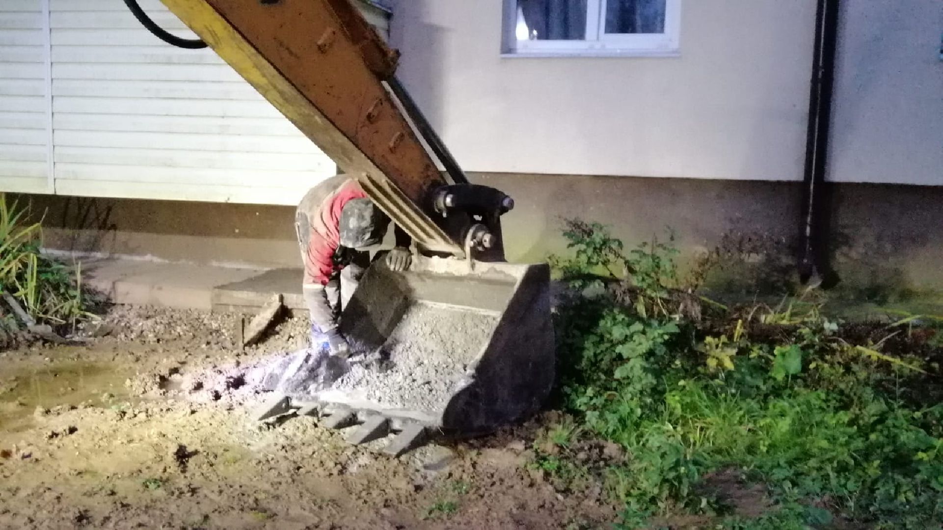 городской округ восход, жкх, благоустройство, отмостка, отмостка дома,