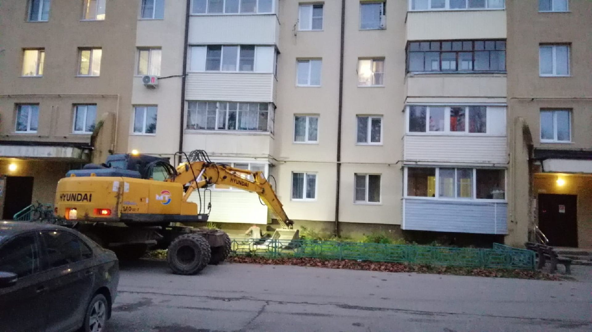 городской округ восход, жкх, благоустройство, отмостка, отмостка дома,