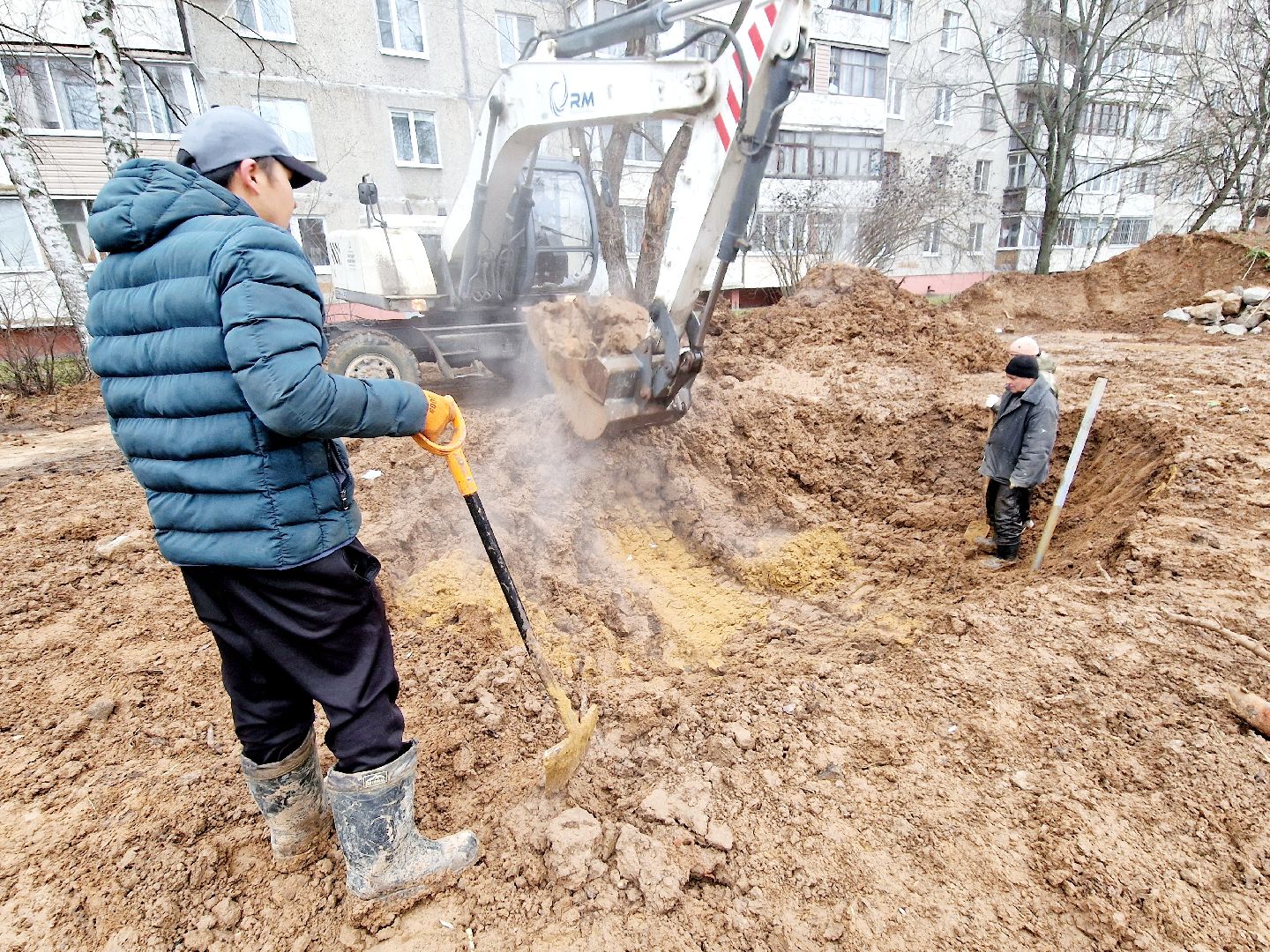 воскресенск, авария на трубопроводе,