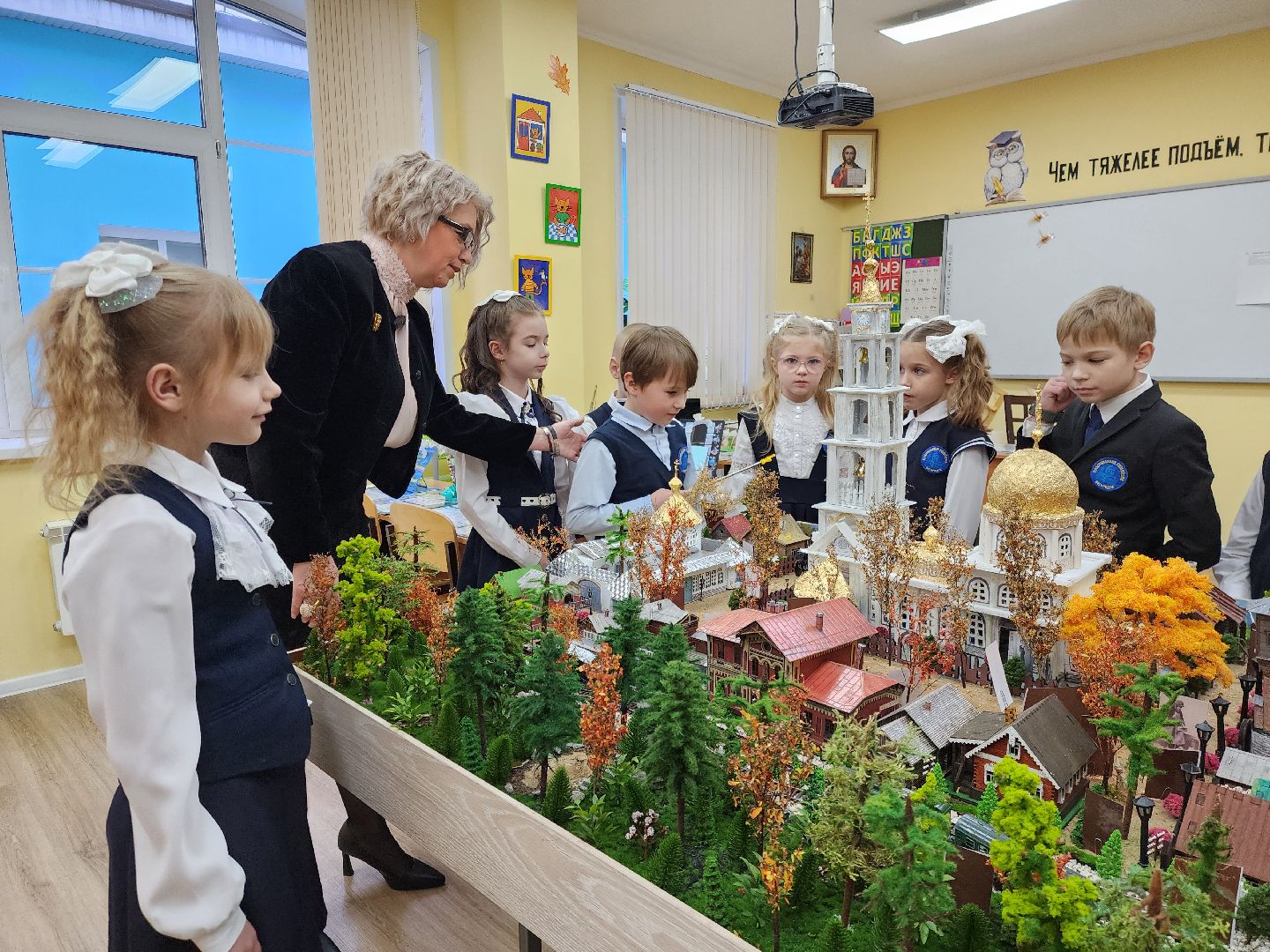 ногинск, макет, город, школьники, память, образование,