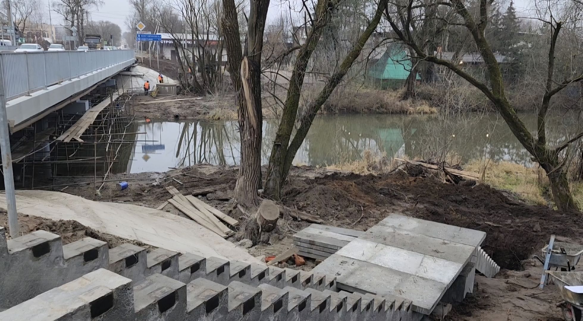 мост, капремонт, капитальный ремонт, домодедово, подмосковье , строительство,