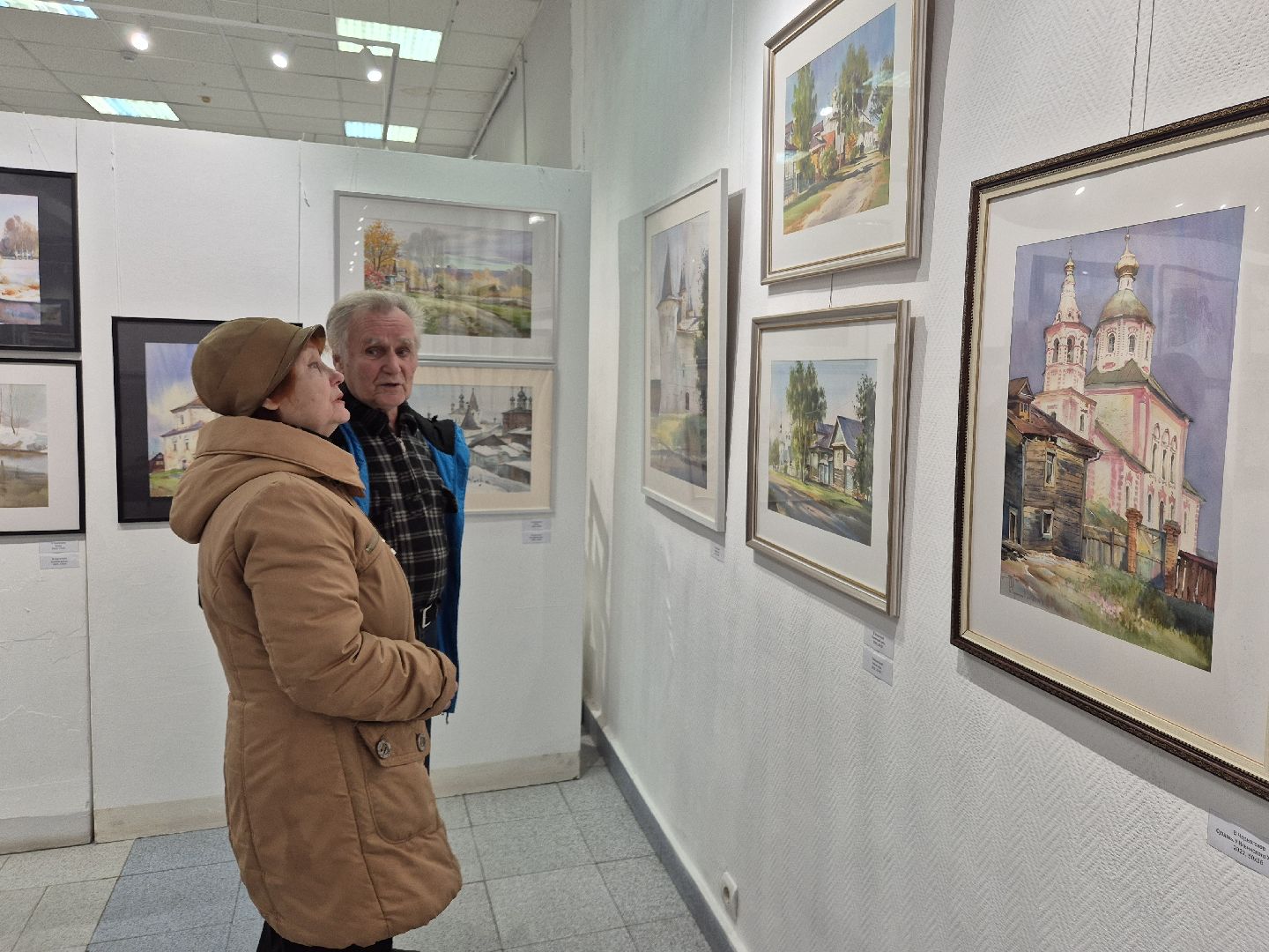 открытие выставки, орехово-зуево, акварель,