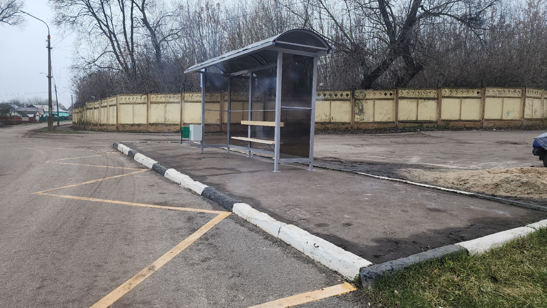 Зарайск, Новые остановки, Благоустройство,