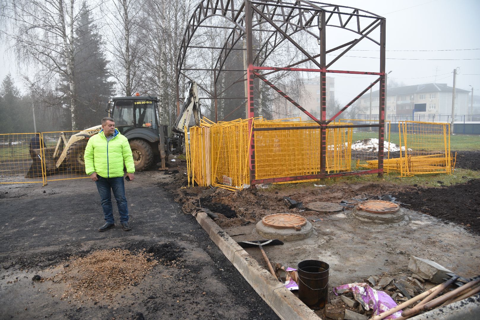 лотошино, микулино, ремонт теплотрассы, жкх,