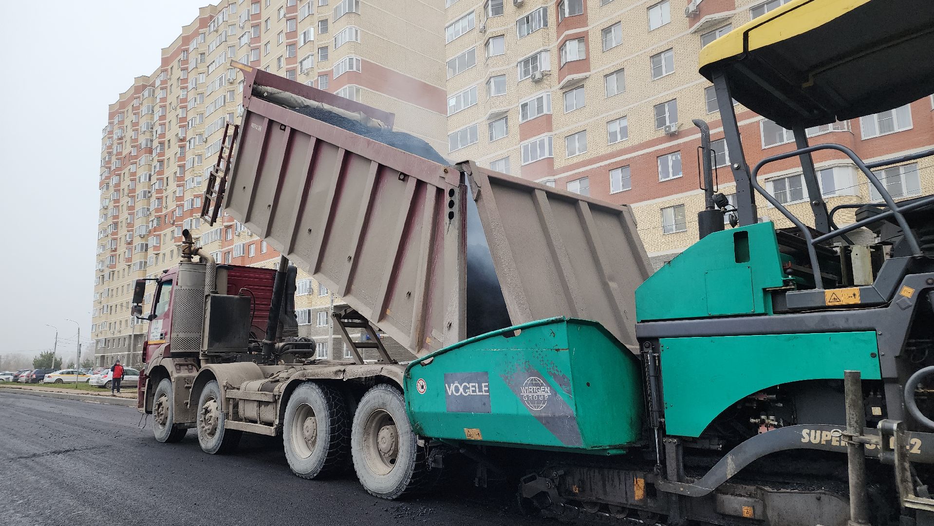 дороги, строительство дороги, лосино-петровский,