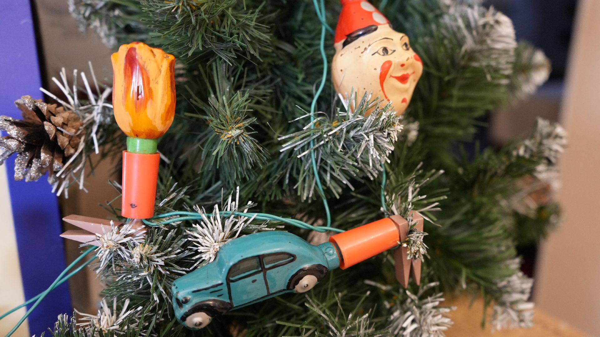 новый год,  старые игрушки,