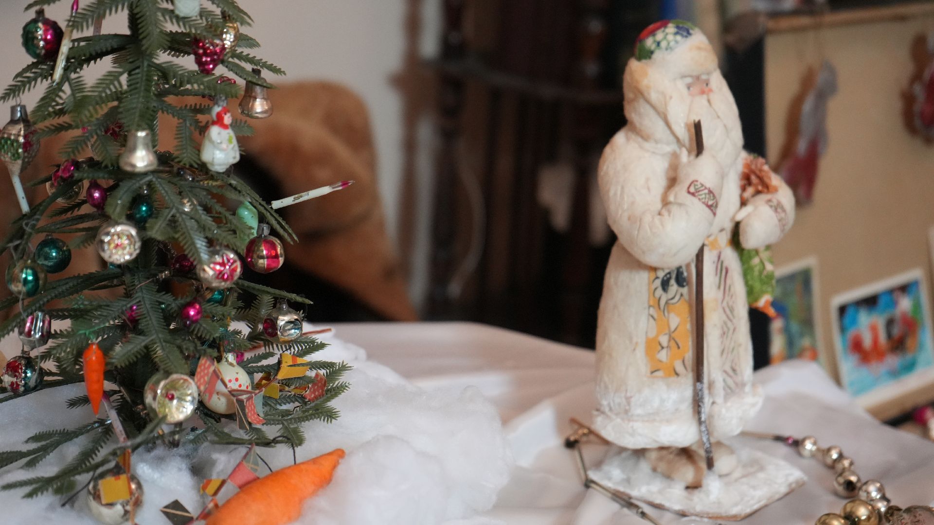 новый год,  старые игрушки,