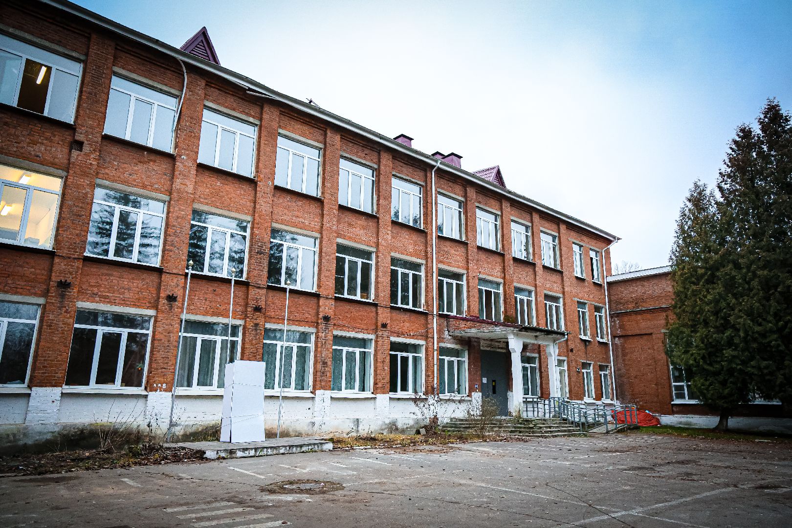 клин, общество, строительство, капремонт школы, подмосковье,