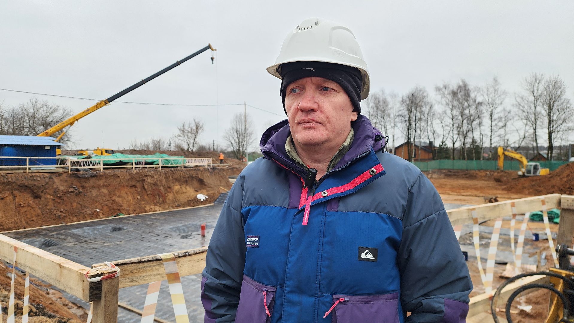 истра, строительство школы, стройка,